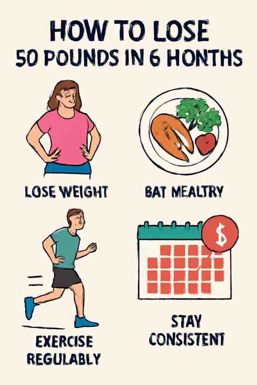 How to Lose 50 Pounds in 6 Months